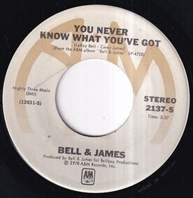 Bell & James - You Never Know What You