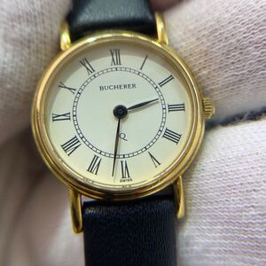 BUCHERER ブッフェラー18Ｋ金ゴールド　腕時計　レディース　 稼働品