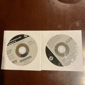 ◎(703-12) 新品 HP operating system DVD windows 10(64bit版) Driver Recovery DVD　リカバリDVD２個セット