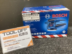 013♪未使用品♪BOSCH ボッシュ 吸じんランダムアクションサンダー 100V GEX125-1AEJ