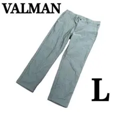 『VALMAN』バルマン (L) カジュアルストレートパンツ 大きいサイズ 黒