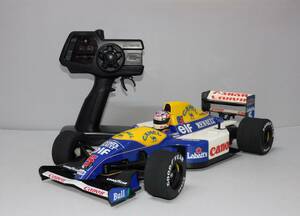 ■1円～ タミヤ 1/10 電動 RCカー F1 ウィリアムズ ルノー FW14 ナイジェルマンセル CAMEL ■プロポ ファインスペック2.4G ■動作確認済■