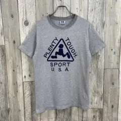 PLENTY TOUGH PTS SPORT 米国製 半袖 ボーダー Tシャツ