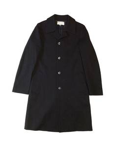 COMME des GARCONS robe de chambre コムデギャルソン ローブドシャンブル AD2002 ウール ロングコート ステンカラー ジャケット 黒 M (ma)