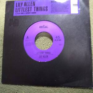 Lily Allen Littlest Things アナログ7inch Single Regal (EU盤)