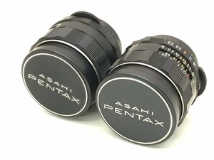 PENTAX Super Multi Coated TAKUMAR 1:1.4/50 / 1:3.5/28 一眼レフカメラ用レンズ まとめ ジャンク 中古【UW110344】●