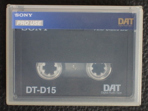 デジタル音声記録用磁気テープ SONY ソニー PRO USE プロユース DAT ダット ディー・エー・ティー Digital Audio Tape DT-15 管理No.13238