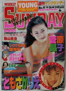 ◇ヤングサンデー◇1996年（平成8年）9月26日号 No.41◇菅原晶子/ともさかりえ/全日本県民美少女選手権 長野vs北海道◇