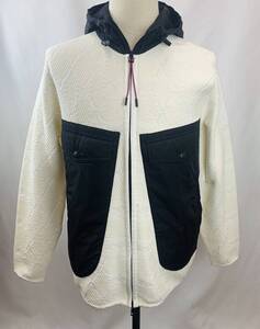 ◆美品◆MONCLER GENIUS 1952 CARDIGAN TRICOT ジップアップパーカー【M】ホワイト フーディ トップス 正規品 44