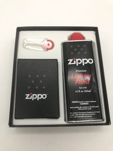 ZIPPO　ジッポ　ギフトボックスセット　ロゴデザイン　シルバー　オイルライター