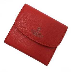 Vivienne Westwood ヴィヴィアン ウエストウッド 51070026-41082-H401 RED 三つ折り財布 Medium Wallet with Coin Pocket レディース