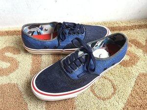 バンズ ナイジェルケーボン Nigel Cabourn × VANS VAULT OG オーセンティック LX CRAZY NAVY MIX 28.5cm