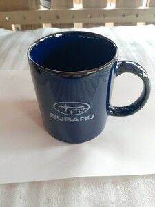 スバル マグカップ 陶器製 ネイビー 濃紺　◆