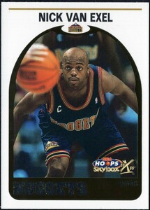 【ニックヴァンエクセル】NBA99-00 Skybox HoopsDecade Hoopla #160 NickVanExel/DenverNuggets パラレル