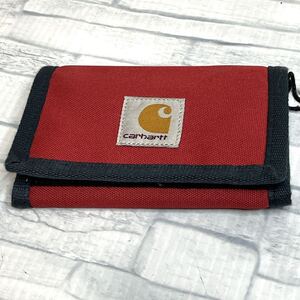 Carhartt 折り畳み財布 美品 RED カーハート