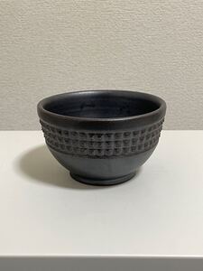 ARLY CERAMICS マンガン釉スタッズ鉢 (検:鶴仙園/invisible ink/SRL/spicygem/rawlifefactory/カタチ製作所/中川智治/たけろう/陶器鉢)