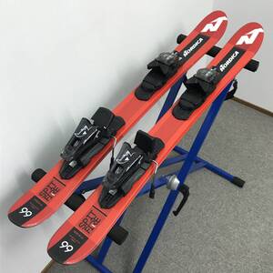 希少◆赤◆NORDICA SPITFIRE 99cm 解放ビンディング 調整 スキーボード ショート ファン スノーブレード ノルディカ スピットファイア