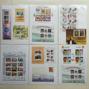 【知】外国切手 北朝鮮 切手帳、封筒等 13種　記念主体(済) 大量 おまとめ　お家で過ごそう 切手を楽しもう /2719