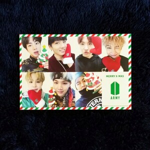 防弾少年団 BTS バンタン ファンクラブ ARMY 2017 クリスマスカード