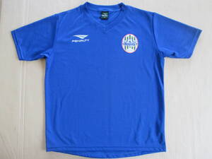 送料210 Montedio YAMAGATA キッズ ロゴ プリント Tシャツ 青 160 モンテディオ山形 サッカーJリーグ J2 ウインスポーツ PENALTY 子供用