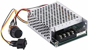 【残りわずか】 PWMコントローラモータ スピードコントローラガバナー DCモーター 40A 55V - 10V dc10v-50