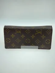 LOUIS VUITTON ポルト・フォイユ・ブラザ_モノグラム・キャンバス_BRW PVC ブラウン 総柄 レディース 