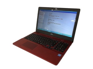 富士通 FMVA42B2R Celeron 3865U メモリ4GB HDD1TB ノートPC 現状品直接お渡し歓迎 AMK570200相