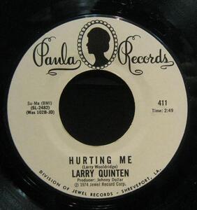 LARRY QUINTEN HURTING ME＊7インチ[D802