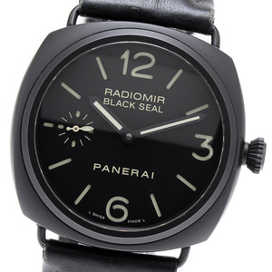 パネライ PANERAI PAM00292 ラジオミール ブラックシール 手巻き メンズ 良品 _832368