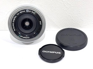 m180 ★１円～中古品/現状品【OLYMPUS オリンパス】◆カメラレンズ M.ZUIKO DIGITAL 14-42mm 1:3.5-5.6 EZ◆ MSC MICRO 0.2m/0.66ft-∞