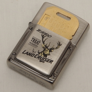 ZIPPO　LAND CRUISER ランドクルーザー　サバイバルマルチツール収納　1996年製　TREAT WILDLIFE 　Red Deer　赤鹿　大鹿　アカシカ　