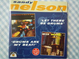 【CD】SANDY NELSON / LET THERE BE DRUMS + DRUM ARE MY BEAT!　サンディ・ネルソン　60