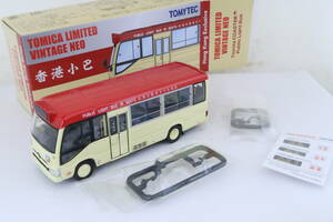 tomica LIMITED VINTAGE NEO TOYOTA COASTER トヨタ コースター 香港ミニバス 赤屋根 トミカ 箱付 1/64 イコイ