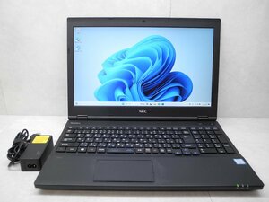 ☆1円☆第8世代.NEC Versa Pro VKT16/X-3.高解像度1,920×1,080.Core i5 1.60GHz/16GB/SSD256GB/DVD/無線/カメラ/Bluetooth/Office/Win11☆