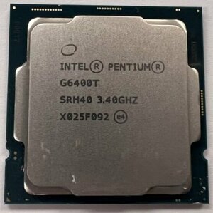 安心初期付き★デスクトップPC用 Intel CPU Pentium G6400T 3.4GHz SRH40【中古動作品】送料無料