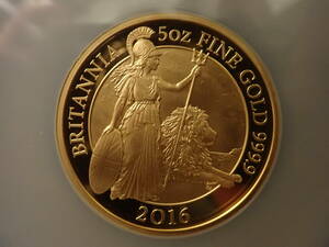 2016 ブリタニア金貨　完全最高品位７０　５００ポンド及び６枚セット(100,50,25,10,1,50Pの各ポンド)