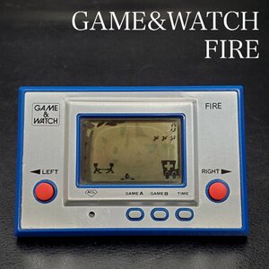 【宝蔵】当時物 任天堂 Nintendo GAME&WATCH ニンテンドー ゲームウォッチ FIRE ファイヤ RC-04 昭和レトロ 稼働品