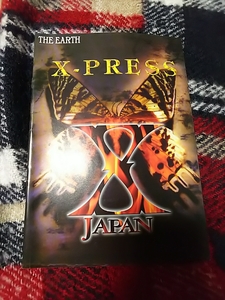 X JAPAN FC会報「X PRESS」号数不明 1994年発行/YOSHIKI TOSHI Toshl HIDE PATA TAIJI HEATH SUGIZO エックスジャパン YOSHIKITTY Tシャツ