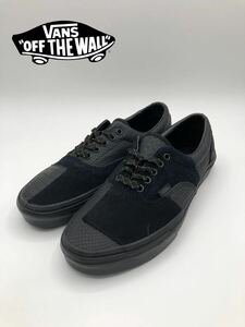 【未使用】 VANS バンズ オールドスクール エラ パッチワーク ローカット スニーカー 紐 サイズ28.0cm ブラック 合皮 721454