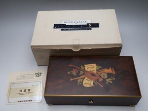 【青宝】121933REUGE　リュージュ　オルゴール　７２弁3曲　スイス製　動作確認済（3298448/203）