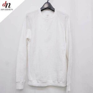 uniform experiment ユニフォームエクスペリメント CREW NECK SWEAT コットン 長袖 クルーネック スウェット WHITE 1