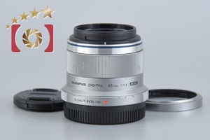 【中古】OLYMPUS オリンパス M.ZUIKO DIGITAL 45mm f/1.8 シルバー