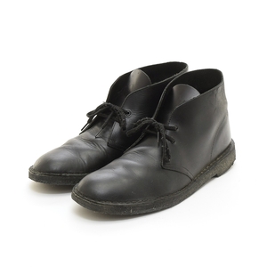 ●495146 Clarks クラークス ●チャッカブーツ デザートブーツ サイズUK10/29.0cm レザー メンズ ブラック