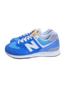 NEW BALANCE◆ローカットスニーカー/25cm/BLU/フリース/U574RCA