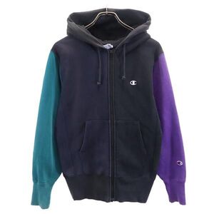 チャンピオン REVERSE WEAVE リバースウィーブ ジップパーカー S ブラック系 Champion 裏起毛 メンズ