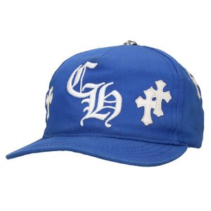 クロムハーツ CH HAT サイズ:ONE SIZE クロスパッチベースボールキャップ 中古 SS07