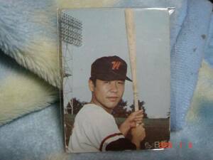 激レア カルビー73年プロ野球・バリエーション・カード NO.54(江尻／大洋) 旗版