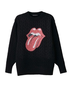 新品 希少！ヒステリックグラマー XXX RS【LIPS AND TONGUE】プルオーバー黒M