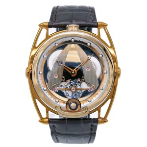 De Bethune/ドゥ・ベトゥーン DB28 Yellow Tones Fire Heated Yellow Titanium イエローチタン 手巻き 腕時計 #HK11120