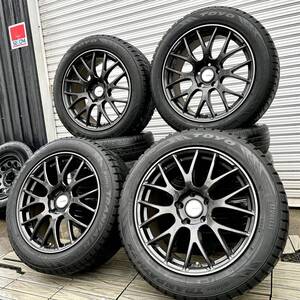 即売★レクサスLS／BMW極上スタッドレスSET【国産RAYSホイール×国産TOYOバリ溝235/50R18】LS600hLS460F10F11F12F13F01F02F03F04